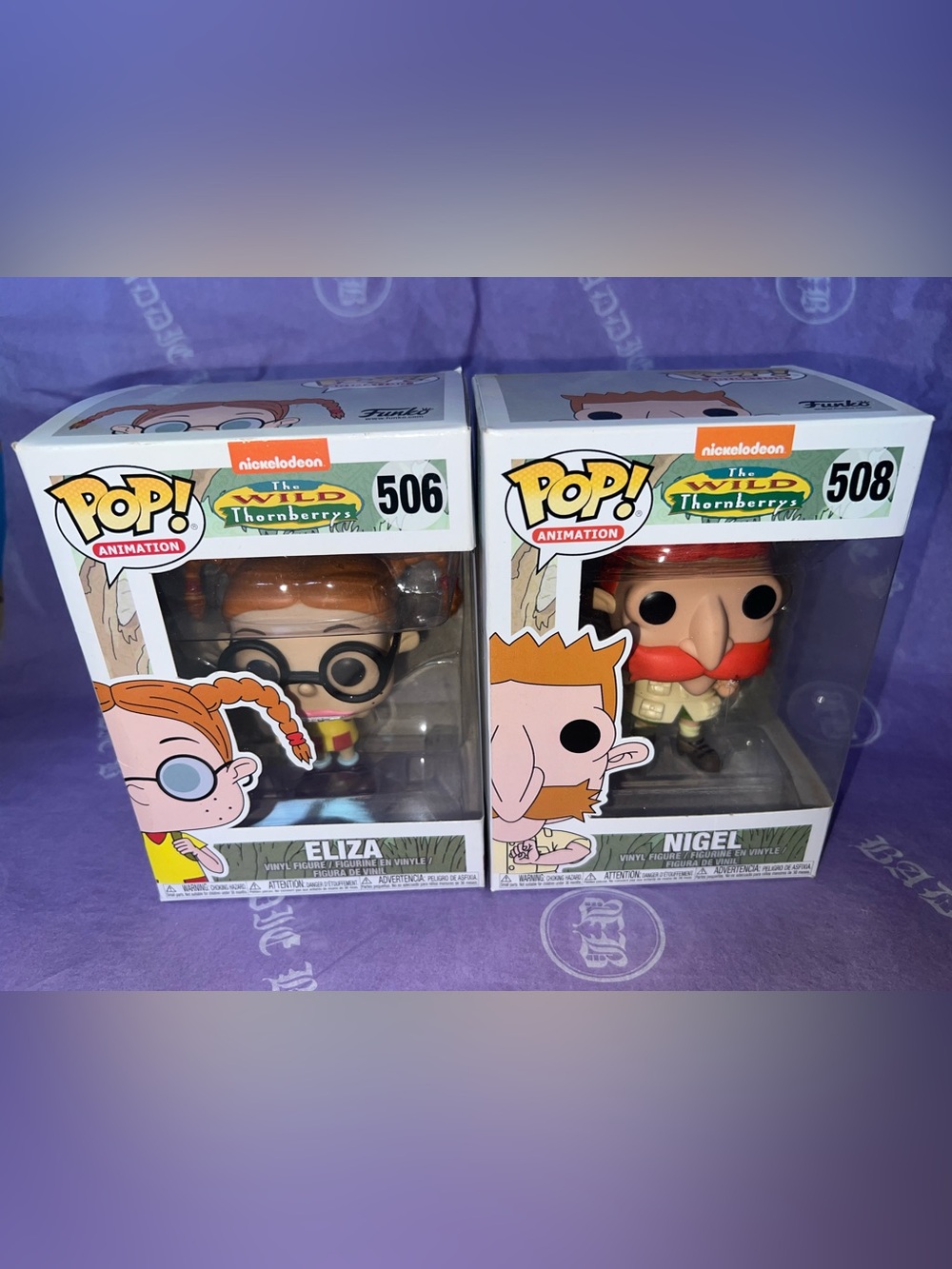 Funko Pop! The wild thornberry • Eliza #506 & Nigel #508